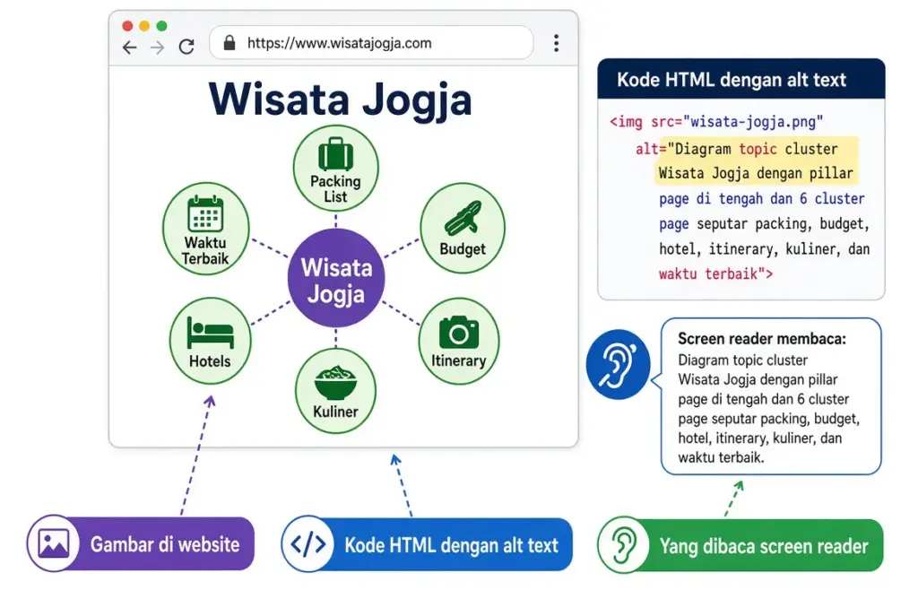 iliustrasi alt text