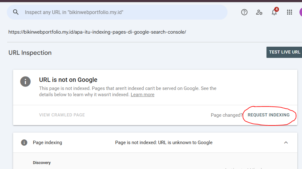 langkah indexing google search console 2